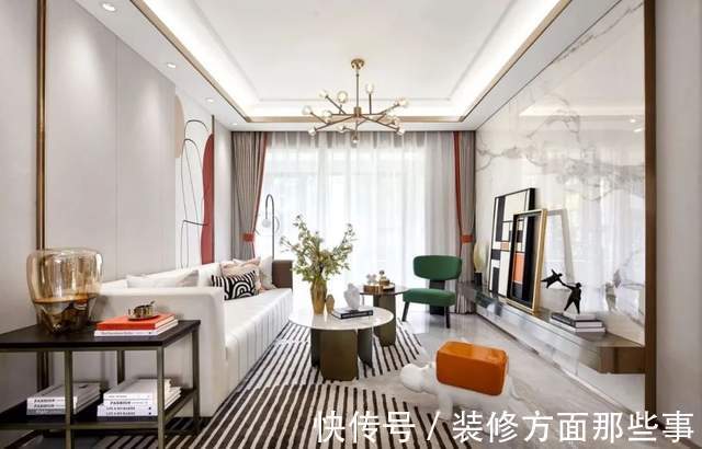 时尚|113平三室两厅轻奢风格,打造优雅的时尚典范