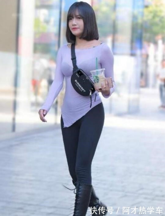 小黑裤 打底裤“失宠”,小黑裤成秋天的新时尚,化解腿粗女孩的尴尬!