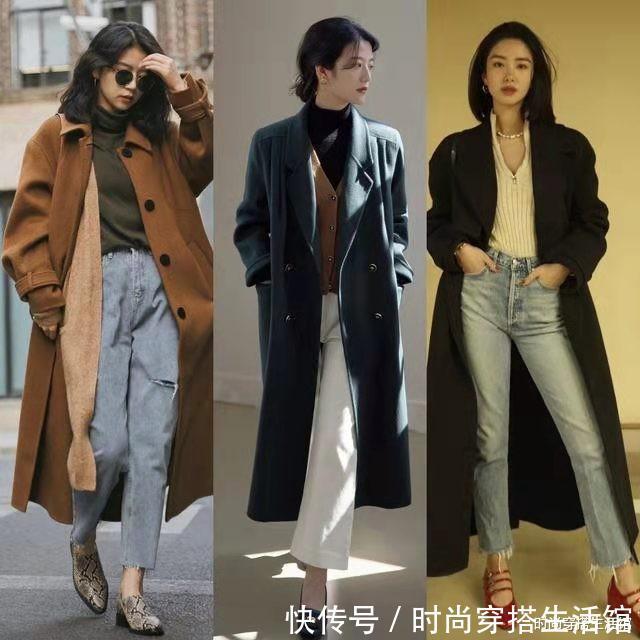 九分裤 “小黑裤”过时了,“长外套+九分裤”才是真正适合普通人穿,美