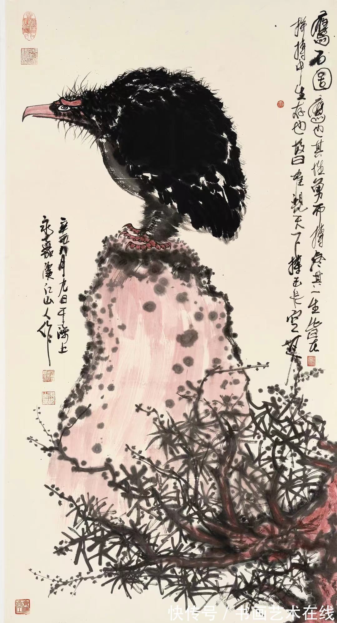 大师|取材灵活博采众长 独具风格——国画家、画鹰大家、指墨画艺术大师朱祖国