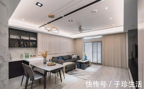 主卧|一百三十平装修案例丨一层一层剥开你的心,一点一点发现家的美