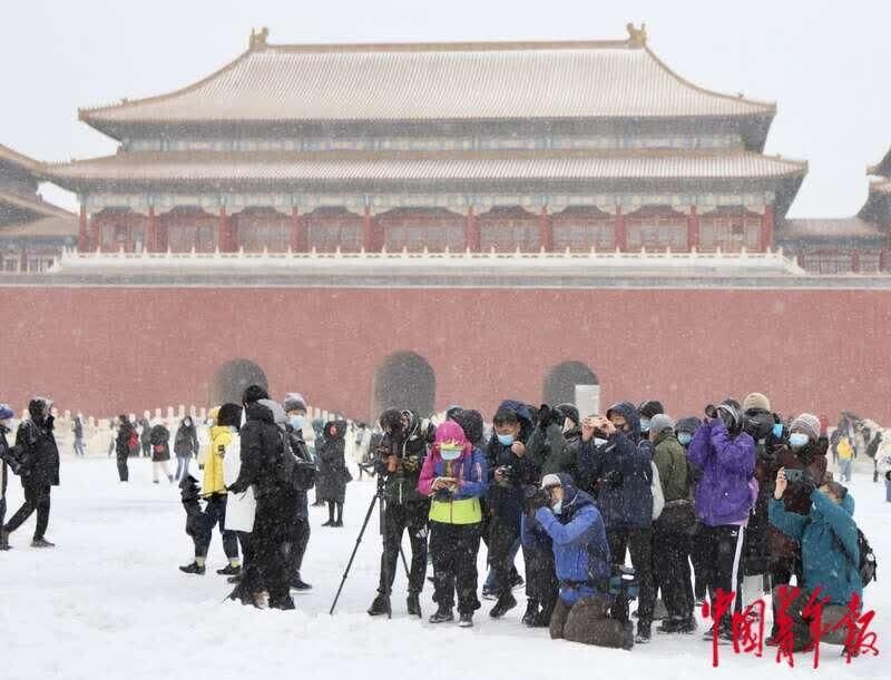 北京故宫博物院|北京初雪迎立冬