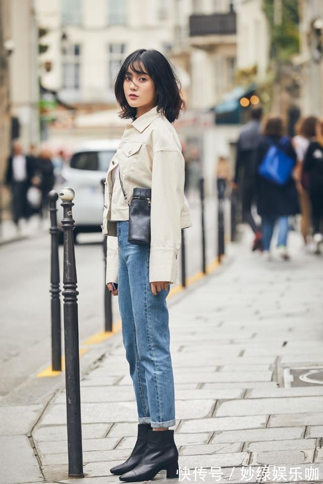 大长腿|《知否》中她对赵丽颖忠心耿耿,今穿毛绒外套破洞裤,漫画腿抢镜