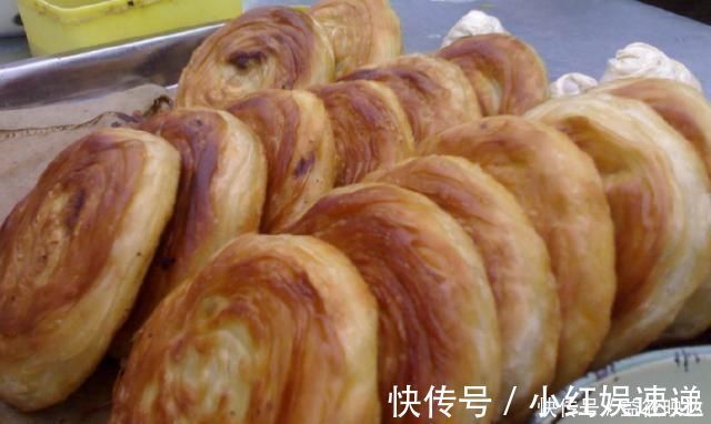 长条|千层油酥饼照这个方法做,金黄酥脆,咬一口,脆到掉渣,满口生香