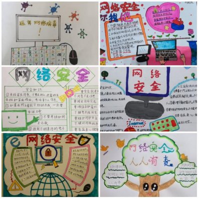 手抄报|烟台高新区各中小学开展“2021年国家网络安全宣传周”校园日活动