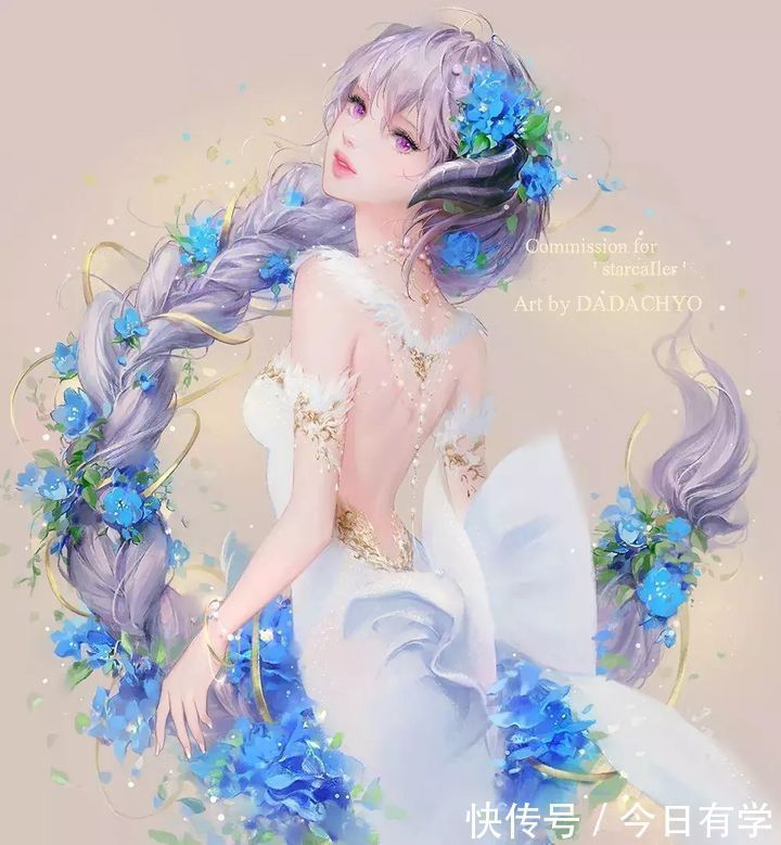 大触&画仙女专业户,大触笔下的仙女太有灵气了,好想娶回家