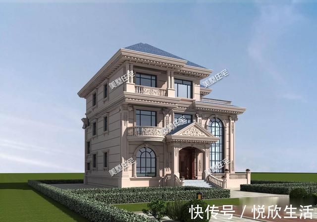 别墅|大气天成的三层别墅,超大露台观景绝佳,村里房子全被比下去