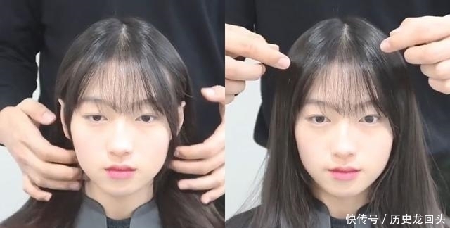 自己剪遮肉小脸刘海!把握发型师比例1:3,所有脸型都变鹅蛋脸