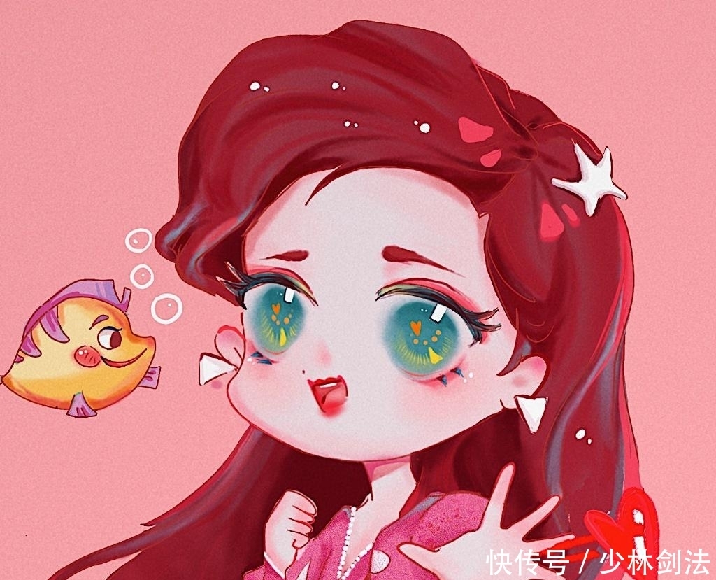 迪士尼公主点上媒婆痣,别有一种美感,不知道这样的公主你喜欢吗