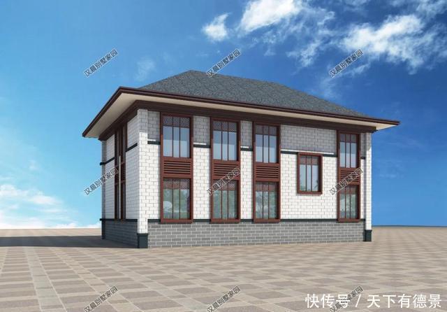 新中式|新中式别墅经久耐看有韵味,二层三层设计挑空客厅美观又大气