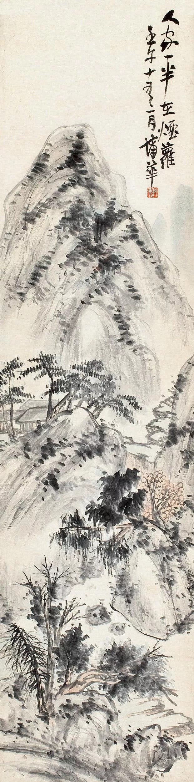 李复堂|疏懒散漫,人称“蒲邋遢”的蒲华:富于笔墨穷于命