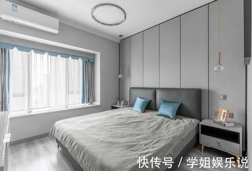 灰蓝|108平现代轻奢美宅,色彩使用大胆跳脱,构建属于自己的精致家