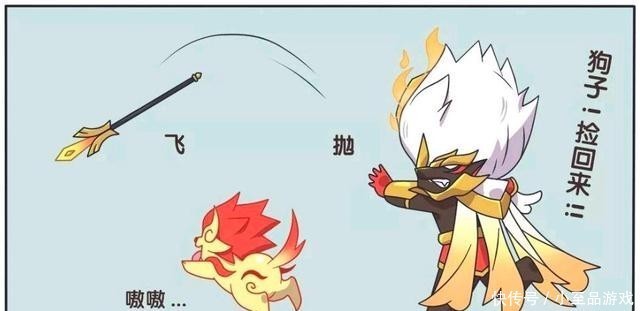 王者荣耀小故事:哮天犬犯了错了杨戬背锅,可怜的杨戬被关起来?