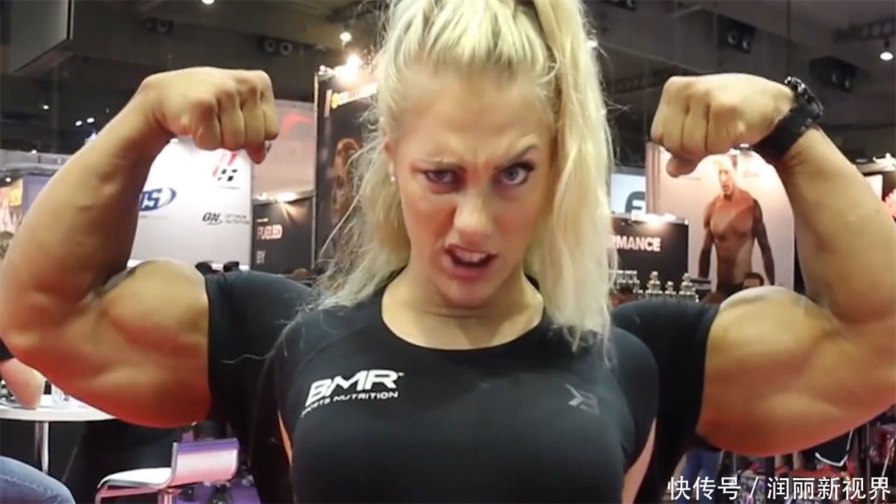 健壮|世界上肌肉发达的女性,健壮的肌肉线条,容貌比网红脸强数倍
