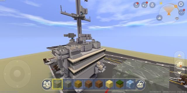 航母|航模游戏？迷你世界大神制作航母模型，高度还原令人称奇！