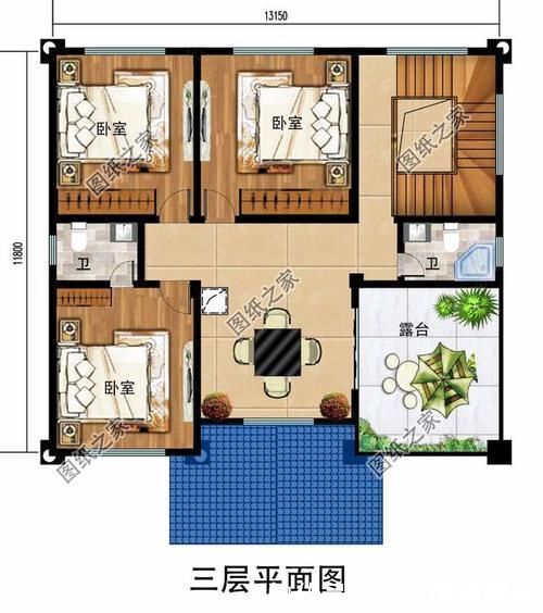 罗马柱|农村三层带罗马柱的房屋图片，准备在农村建房的有福了，建房参考