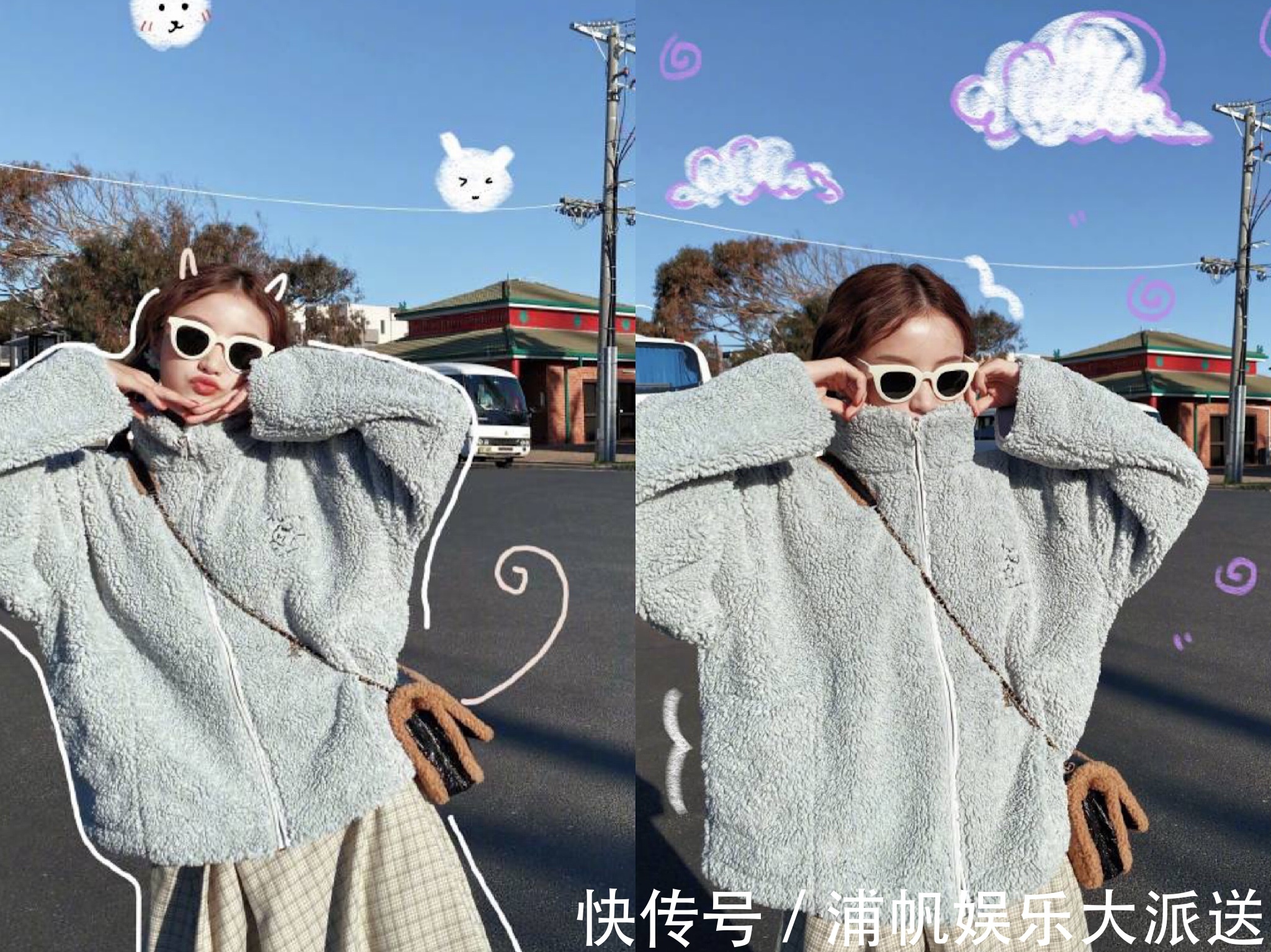 羊羔毛 长得可爱还穿得好看,林小宅堪称“日漫少女”,日系风穿搭超溜!