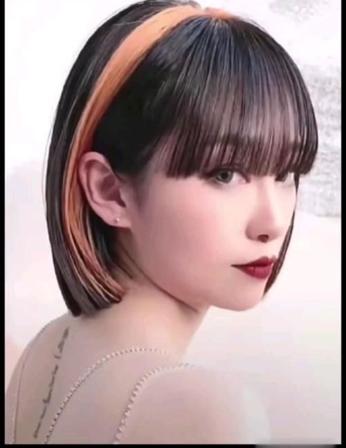 发带染|“挂耳染”过时了,最近流行的是“发带染”,时髦洋气又显脸小!