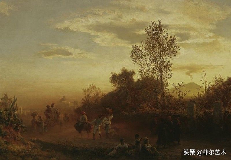 合辑|德国油画大师 Oswald Achenbach 风景油画作品合辑（陆） 欣赏