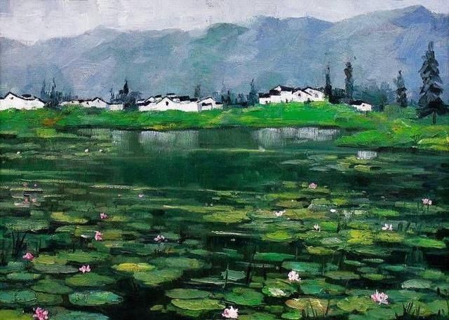 吴冠中|“中国画”吴冠中画的太好,中国画在他笔下活了起来