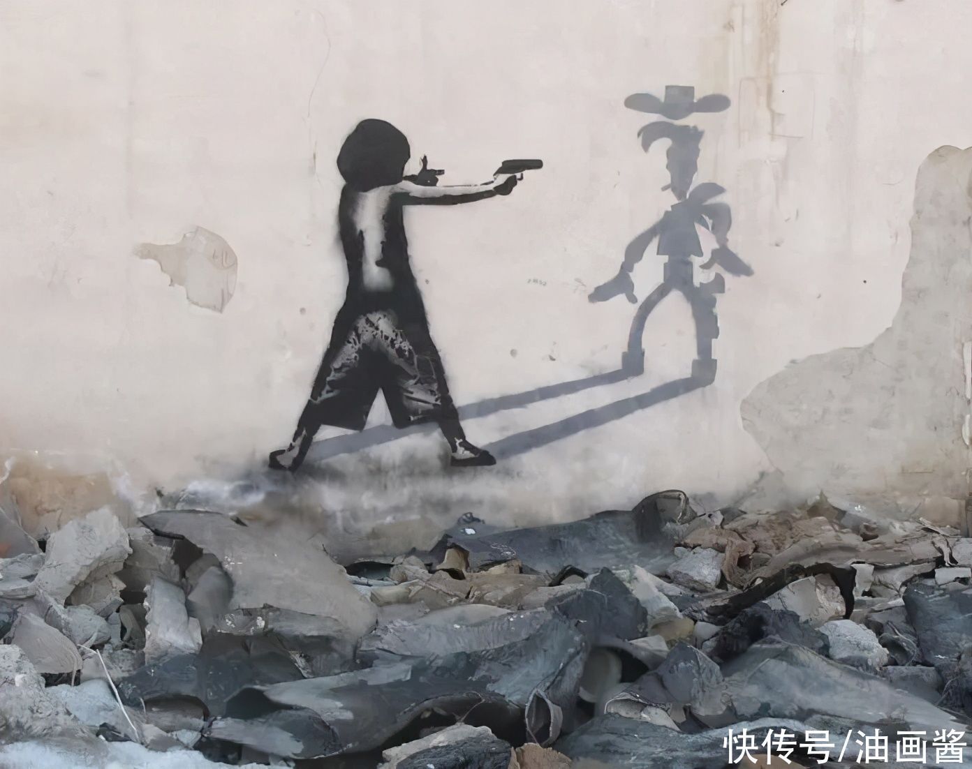 艺术！15幅极简涂鸦，网友：这才是街头艺术，多画一笔都多余