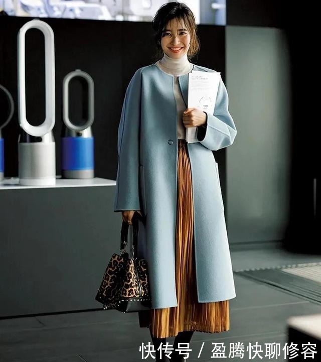 互搭|大衣+裙子=冬天最优雅的女神装