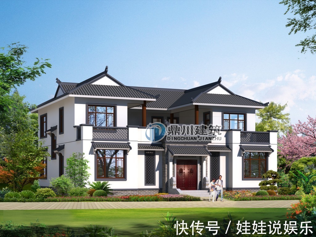 砖混|他花70万在乡下建四合院,庭院曲径幽深,堪比王府豪宅!