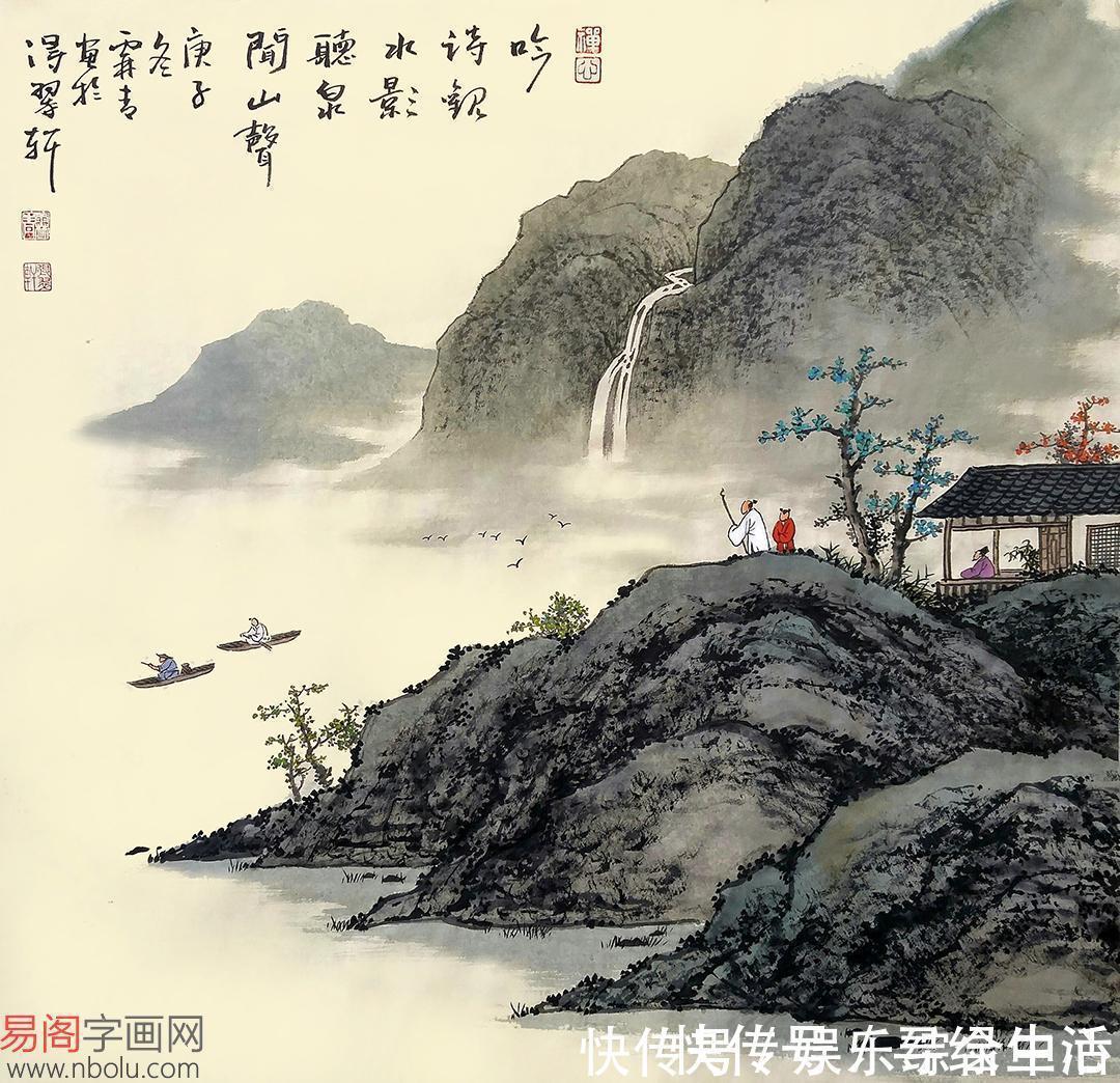 实力派|画家黄创新 青年实力派仿古山水画艺术家