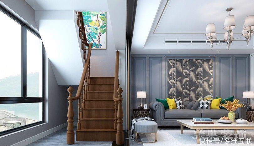 护墙板|三世同堂200平复式大house，轻奢优雅，满足媳妇的贵族梦