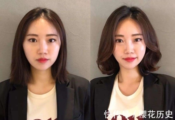 烫发|脸大的女生别一直留直发遮挡脸部!试下这3款卷发,高级又瘦脸!