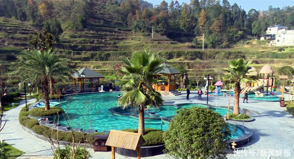 泡温泉观溶洞，绥阳风光无限