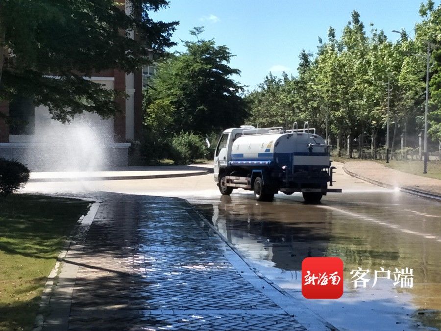 体育课|开空调、洒水降温、免费绿豆汤......海南各学校“花式避暑”