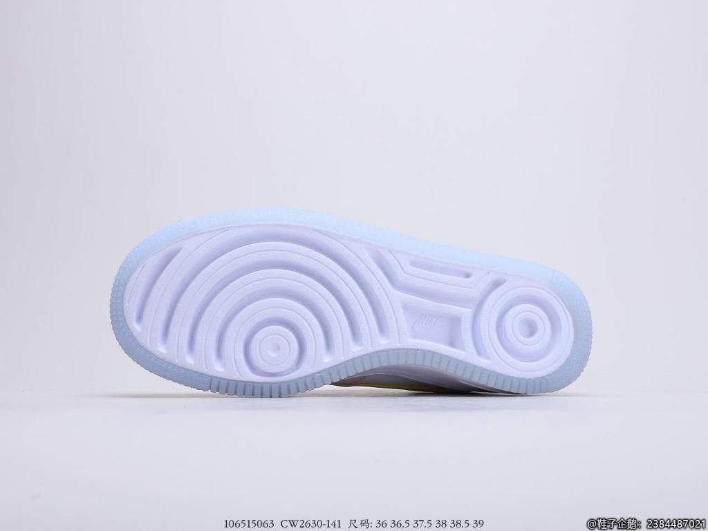 af1 适合女孩子的空军,AF1马卡龙“拼接糖果白蓝粉紫水晶底”