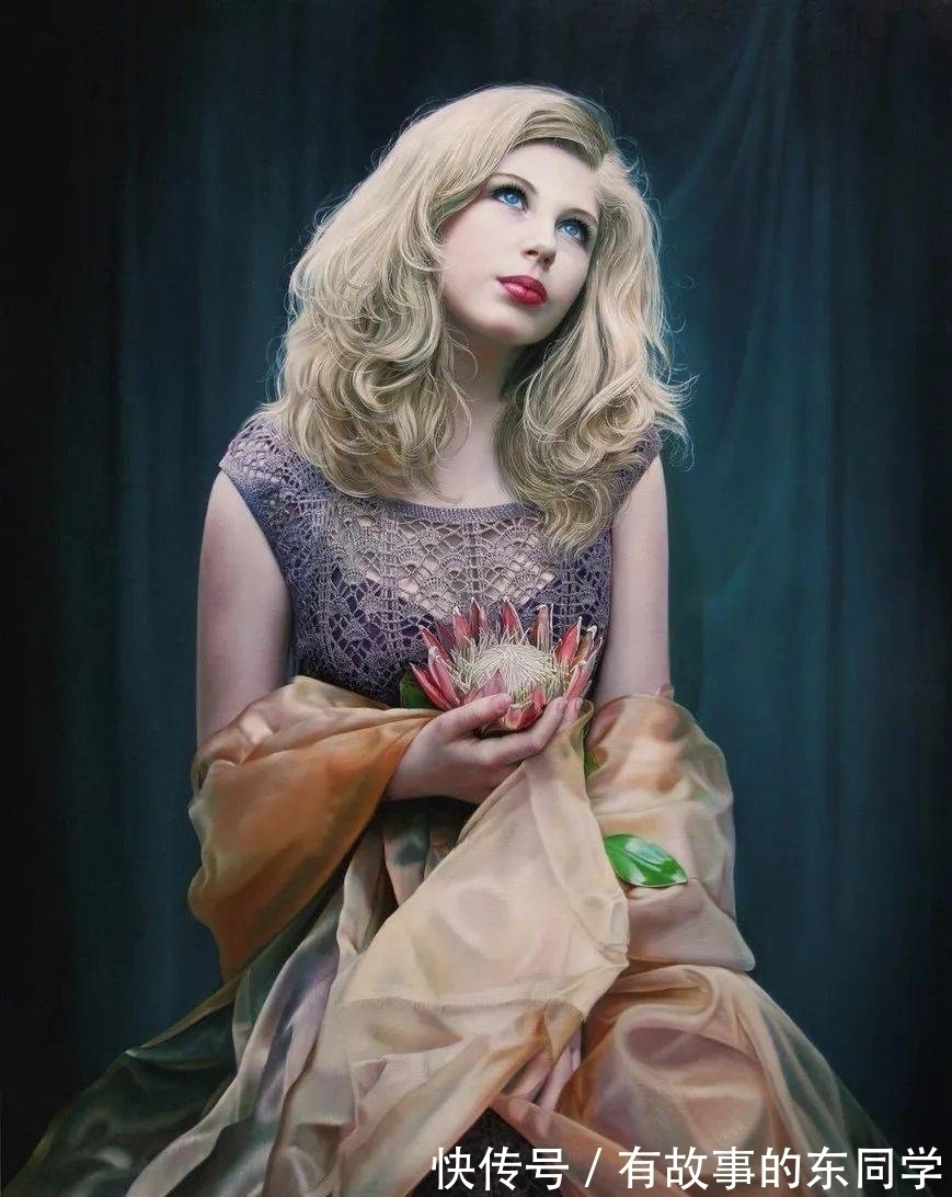 克洛斯#终极性感唯美,极致细节刻画——大师级别老奶奶的超写实神作