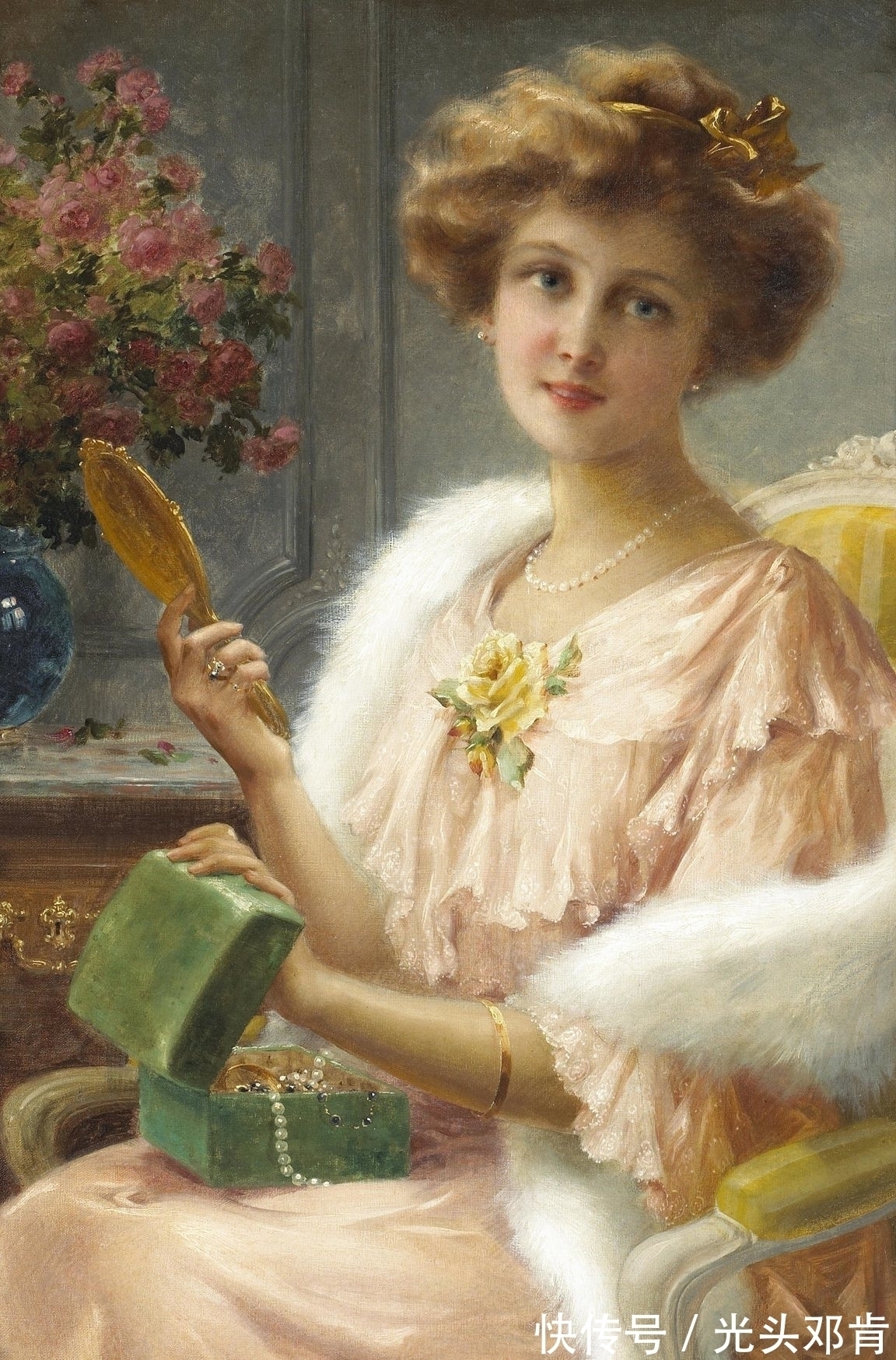 弗农&他最擅长画美女,埃米尔·弗农Emile Vernon油画美女作品鉴赏