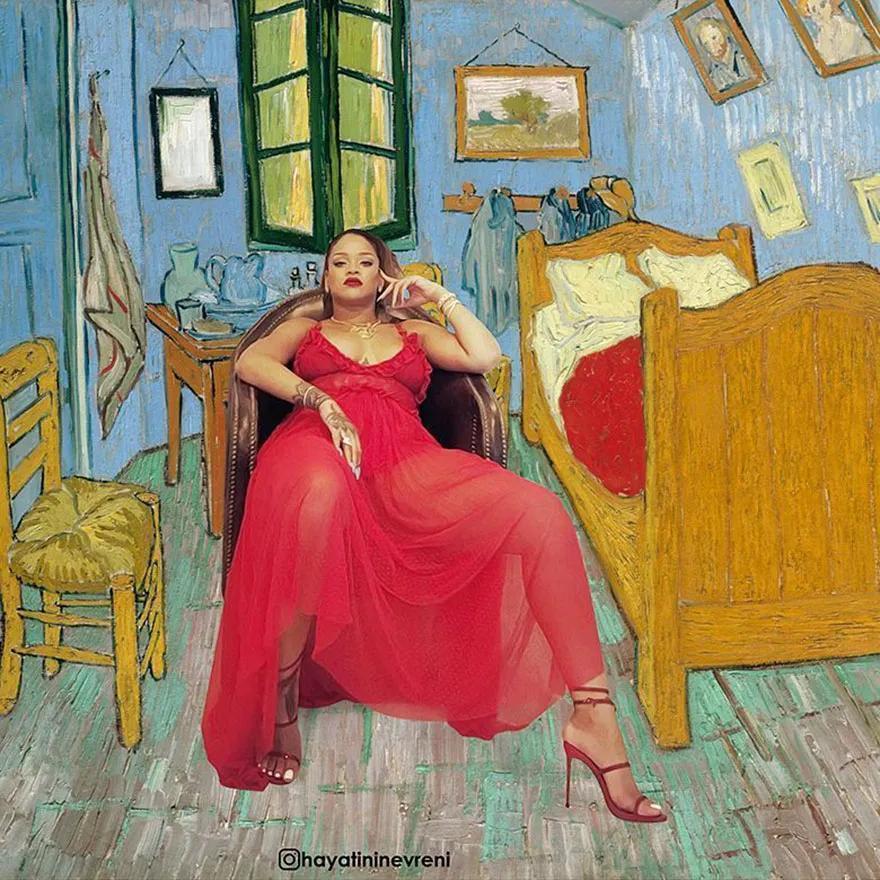 阿尔勒!艺术PS大神恶搞世界名画,梵高和蒙娜丽莎哭晕在厕所…