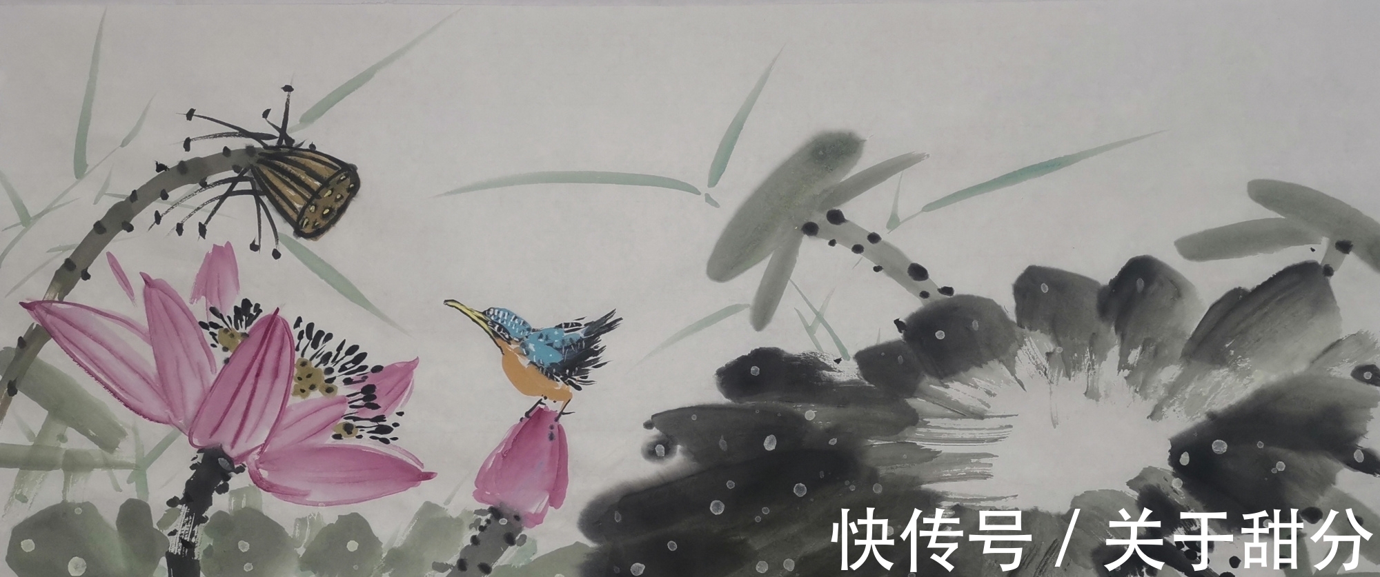 写意花鸟画@四季花开,国画写意花鸟画作品分享