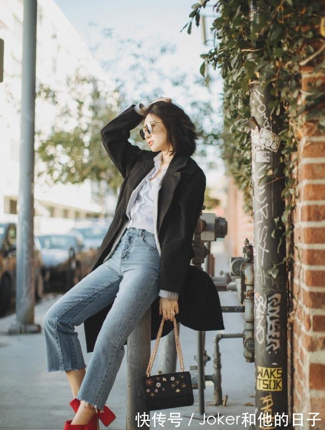 风衣 今秋流行的“阔腿裤+短靴”也太时髦了,高级显瘦,小粗腿有救了!