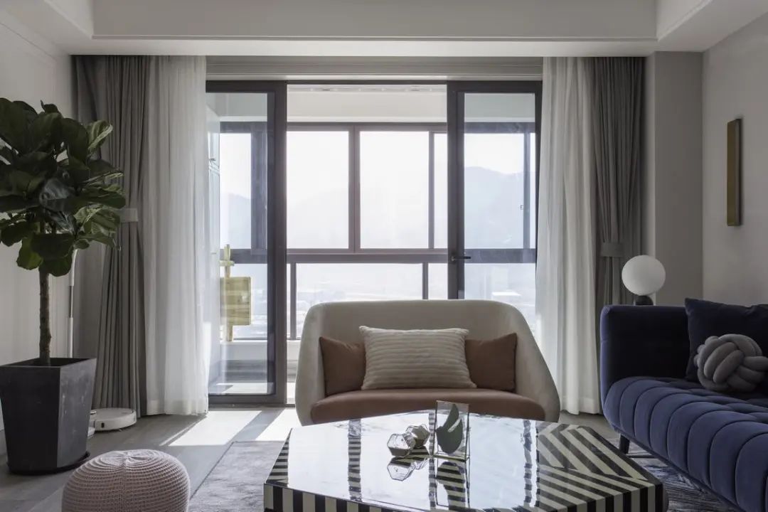 舒适|180㎡浪漫小窝，蓝与粉、灰与白，优雅情趣，轻松舒适