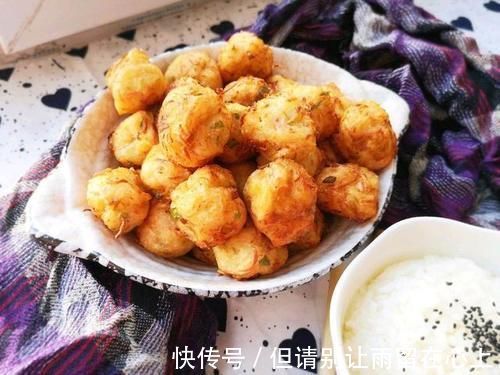 玉米淀粉|酥炸萝卜丸子，外酥里嫩，无肉比肉香，凉了也好吃