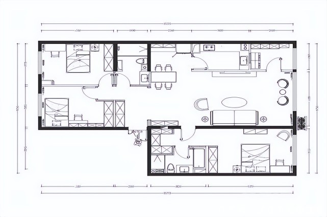 欧式|125平现代风三居室,欧式电视墙和草绿色碰撞出不一样的火花