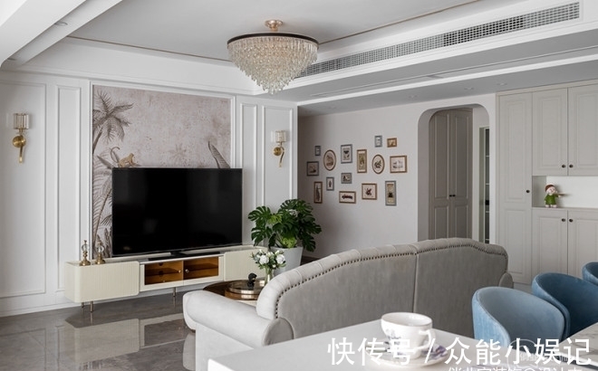 美式|现代美式轻奢风格装修设计案例