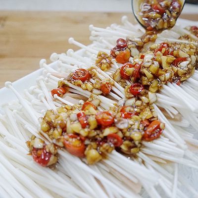 金针菇|蒜蓉粉丝金针菇