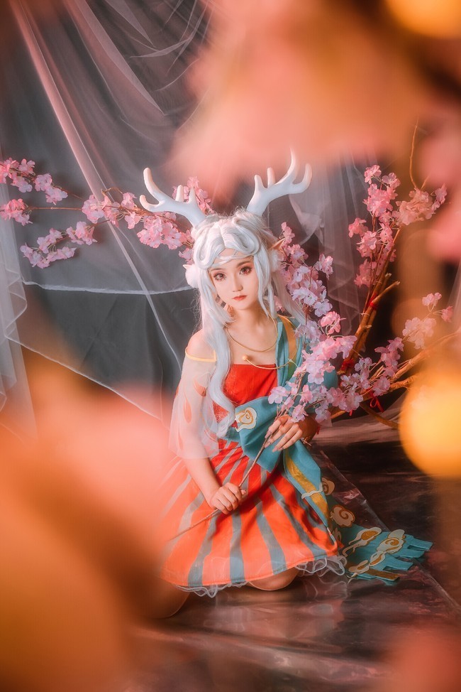 神鹿|cos：瑶-遇见神鹿，林中的小可爱