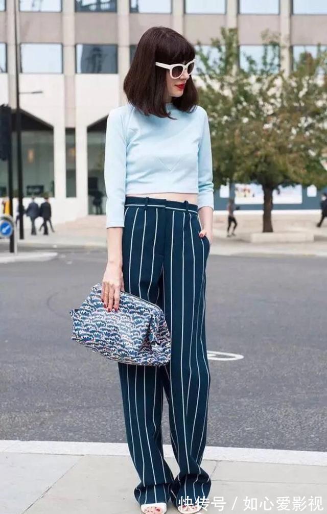 拖地裤|阔腿裤大势已去!今年最火的“裤王”是它,遮肉显高,150都爱了