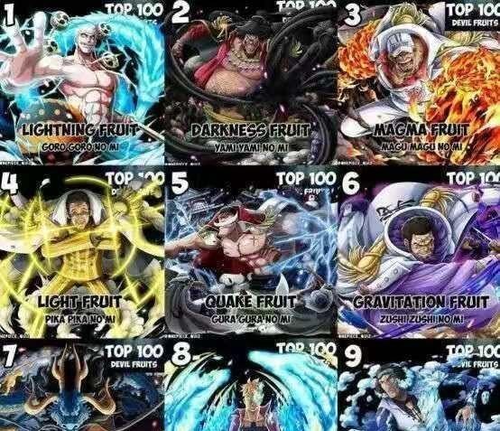 排名|海贼王:外国海迷给100颗恶魔果实排名,怀疑是假粉,实在太乱来