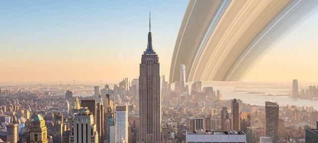 如果地球也有一个土星那样的光环,会是什么样的情况?