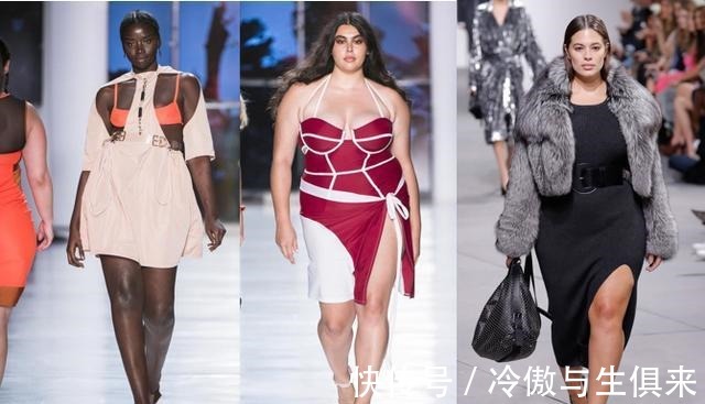 vogue|170斤也能走T台大码超模艾什莉，胯宽腿粗，魅力却不输Gigi！