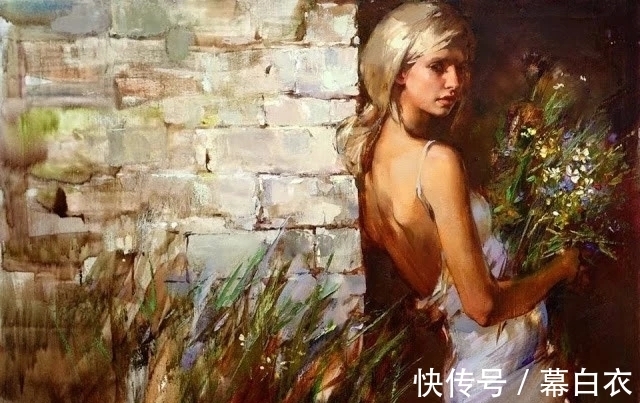 同时代#女画家斯卡菲娜,将女性描绘得如花般绽放