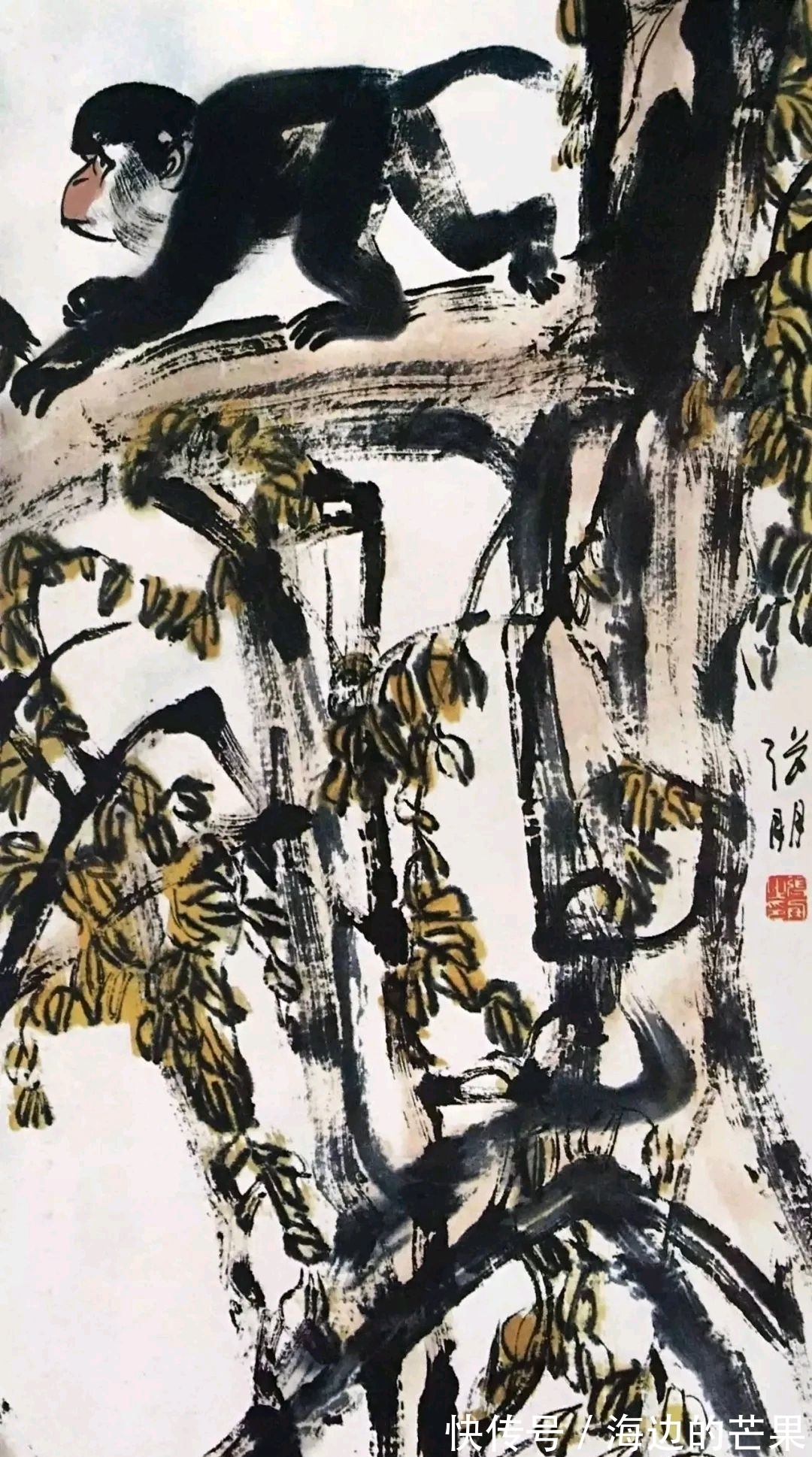 画品$国画家|人品、画品皆高逸,张朋大写意花鸟画